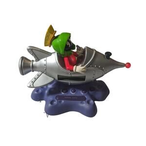 Vintage 1998 Marvin the Martian Westclox alarm clock space Jam Warner Brothers